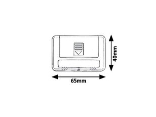 Magnus LED 0,5W IP20 bílá 3000K 35lm RABALUX 5675