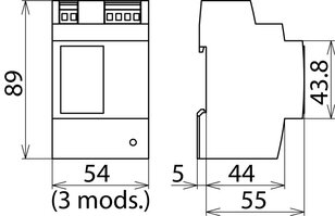 Síťový zdroj AC 100240V DC 24V 30W DEHN 910499