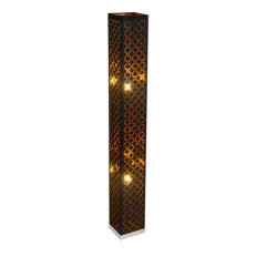 Stojací lampa CLARKE nikl 2xE27, max. 40W 230V GLOBO 15229S2