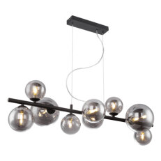 Závěsné svítidlo RIHA černá 9xG9 LED 3.5W 230V, 80lm, 3000K GLOBO 56133-9H