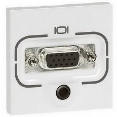 MOSAIC ZÁSUVKA VGA + JACK 3,5 2MODULOVÝ LEGRAND 078774