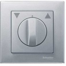 Merten Centrální deska otočného spínače žaluzií Aluminium SCHNEIDER MTN569860