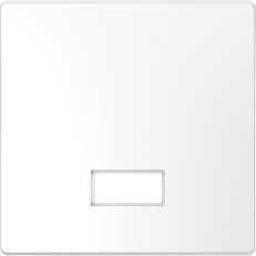 Kryt spínače Merten D-Life s polem pro symboly Lotus White MTN3350-6035