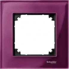 Schneider MTN4010-3206 Rámeček 1násobný M-Elegance Ruby Red