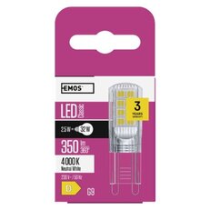 LED žárovka Classic JC G9 2,5W (32W) 350 lm neutrální bílá EMOS ZQ9536