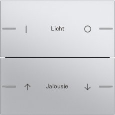 KKolébka 2x pro tlačítkový sensor 4 System 55 F hliník GIRA 576226
