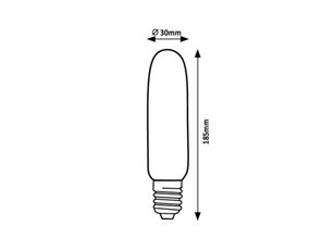 Světelný zdroj Filament LED, E27 T30,5W,300lm,4000K,transp. RABALUX 79005