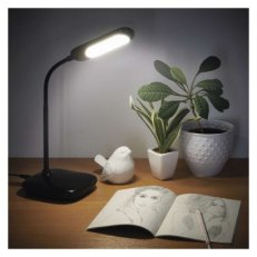 LED stolní lampa LILY, černá EMOS Z7629B
