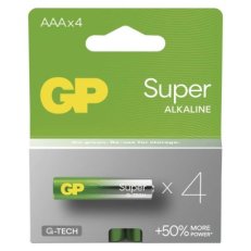 Alkalická baterie GP Super AAA (LR03) B01114