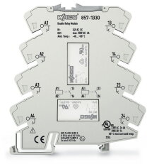 Reléový modul 2x vstupní jmenovité napětí AC/DC 24 V WAGO 857-1330
