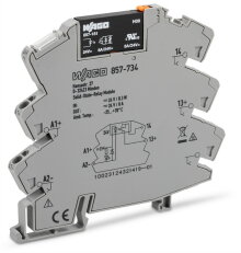 Polovodičové relé SSR, 24VDC, výstupní napětí DC 0-30 V, šedá WAGO 857-734