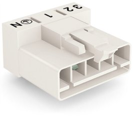 Konektor na desky plošných spojů, úhlové, 5pól., bílá WAGO 890-835/011-000