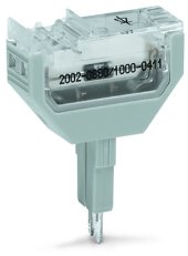 Zásuvný modul 2pól. S diodou 1N4007 šedá WAGO 2002-880/1000-411