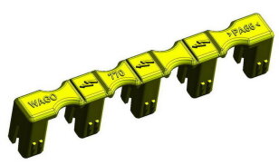 Uzávěr pro zástrčku 5pól. žlutá WAGO 770-360