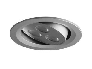 Podhledové LED svítidlo VP LED 3*1W 350mA studená PANLUX KVL-3S/AL
