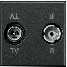 Legrand HS4213D BTAX ZÁSUVKA TV/RD 2M ANTRACIT