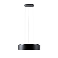 Závěsné LED svítidlo se skleněným stínidlem ERIS LEC4 48W IP40 DALI 4K černá