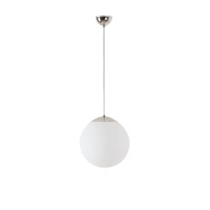 Závěsné svítidlo se skleněným stínidlem OSMONT ADRIA S2 10W IP40 E27 chrom