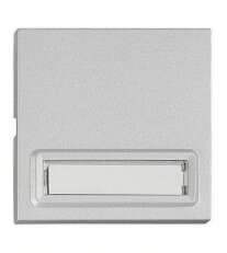 Kryt přístrojů s podsvětleným popisovým polem, stříbrný SCHRACK EV122311--