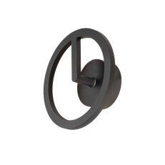 Q-RING, nástěnné svítidlo, 3000 K FÁZE, IP65, černá SLV 1007918