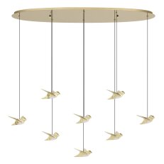 Závěsné svítidlo PARATEBUENO 2 LED mosaz 33,6W EGLO 390397