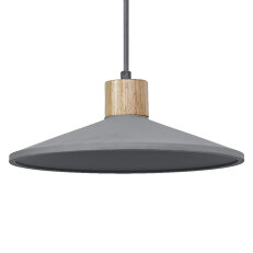 Závěsné svítidlo LEDVANCE Decor Concrete Wood Pendant 320 mm E27 Dark Gray