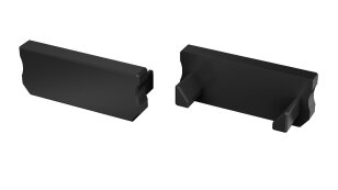 Koncovka profilu EC-PROFIL D BLACK (12-0052-01) GREENLUX GXLP1432