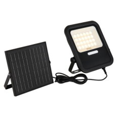 Solární svítidlo SOLAR černá 6,5W 3000K GLOBO 36487K