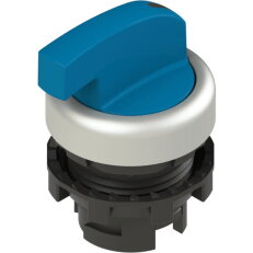 Přepínač Dlouhá páka, d22mm, 3, modrý, plast, chrom, IP67 PIZZATO E21SE23ACE69AB