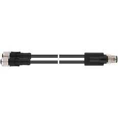 Konfekcionovaný kabel pro snímače/akční členy AB-C3-M12Y-0,3PUR-M12FS-B 22260501