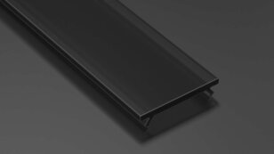 Difuzor pro profil CV-PROFIL BASIC v2 PMMA BLACK 1M GREENLUX GXLP1216