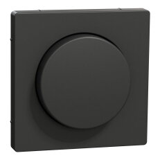 Centrální deska, Merten System D, s otočným knoflíkem, antracit, plast