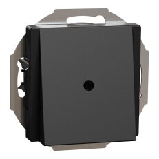 Centrální deska, Merten System M, s vývodkou, černá matná MEG4071-0403