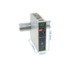 Napájecí zdroj na DIN 75W 24V 3200mA MEAN WELL XDR-75E-24