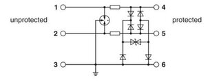Svodič přepětí TTC-6-3-HF-12DC-PT PHOENIX CONTACT 1065316
