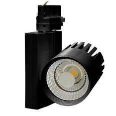 TRACK Svítidlo na lištový syst. (3f),COB,30W,4100K,černá ECOLITE TR-TL-30W/CR