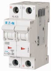 Jistič PL7-C1/2-DC-DC, char. C, 2-pólový, 10kA, 1A EATON 264895