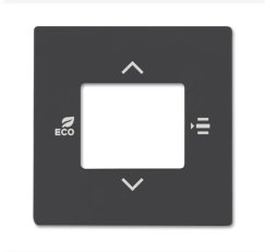 ABB KNX Kryt pro termostat prostorový antracitová 6109/03-81-500