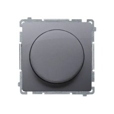 Otočný stmívač pro stmívatelné LED 230VAC, 2-250W, Inox BMS9L.01/21
