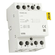 Instalační stykač 4x63A VS463-40 24V AC/DC ELKO EP 8595188129589