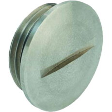 Záslepka kruhová, nerezová, A2, krátký závit M75 x 1,5 AGRO 8775.96.08.70