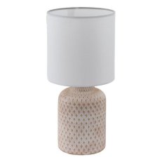Stolní svítidlo BELLARIVA 1xE14 krémová/bílá 40W IP20 EGLO 97773