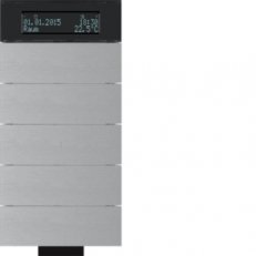 Tlačítkový senzor IR, 5-násobný s termostatem IQ Alu BERKER 75665694