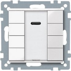 KNX tlač. panel 4-násobný plus + IČ přijímač Polar System M SCHNEIDER MTN617519