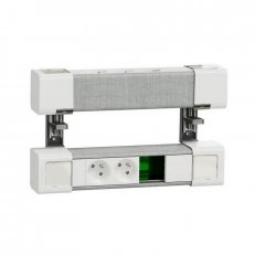 Unica System+ Stolní modul L 4x zásuvka/USB A+C Bílá/Šedá SCHNEIDER INS44406