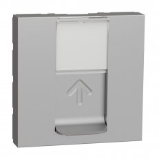 Centrální deska NOVÁ UNICA RJ45 S-ONE, 2M, Aluminium SCHNEIDER NU941130
