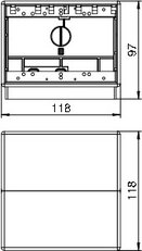 OBO 7408288 Přístrojový nástavec T4B 00C 7011