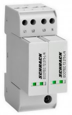 Svodič přepětí Ecotec 4+0 pro TN-S, třída T2+T3 SCHRACK IS111344--