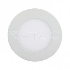 V-TAC 4854 6W LED Premium Panel Downlight - Round Warm White, VT-607