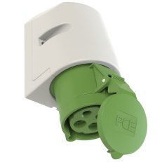 PCE 124-10 zásuvka nástěnná 4P, 32A/50-500V